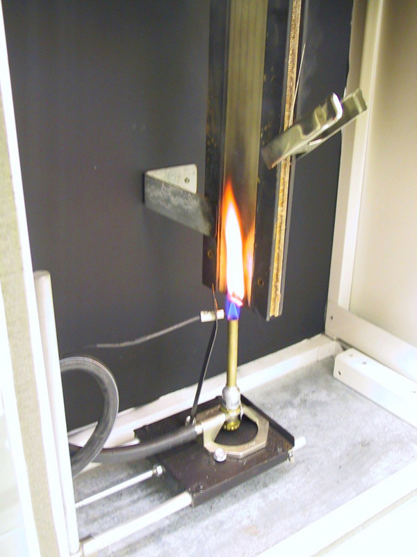  vertical flammability tester