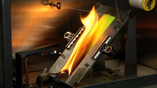 What impact does horizontal burning testing have on the textile industry?(图1)